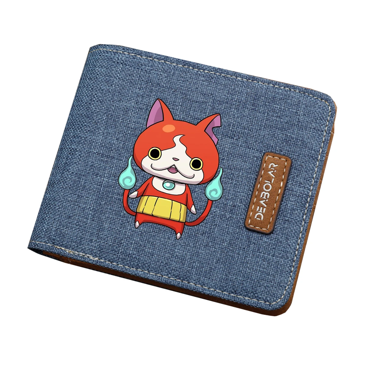 Горячая Yo Kai Watch бумажник Для мужчин wo короткие печать кошелек Кошелек для монет и