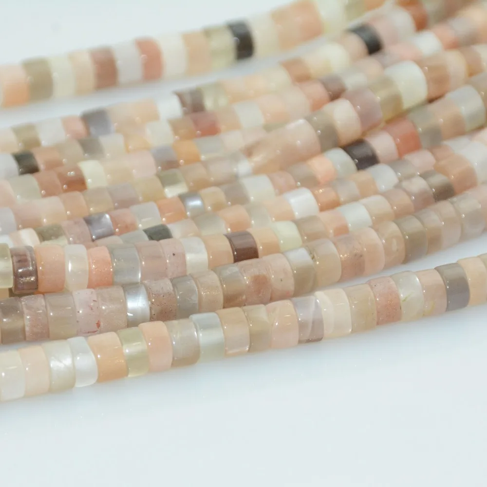 Бусины из лунного камня 6x3 мм|beads beads|beads colorfulbeads mix |
