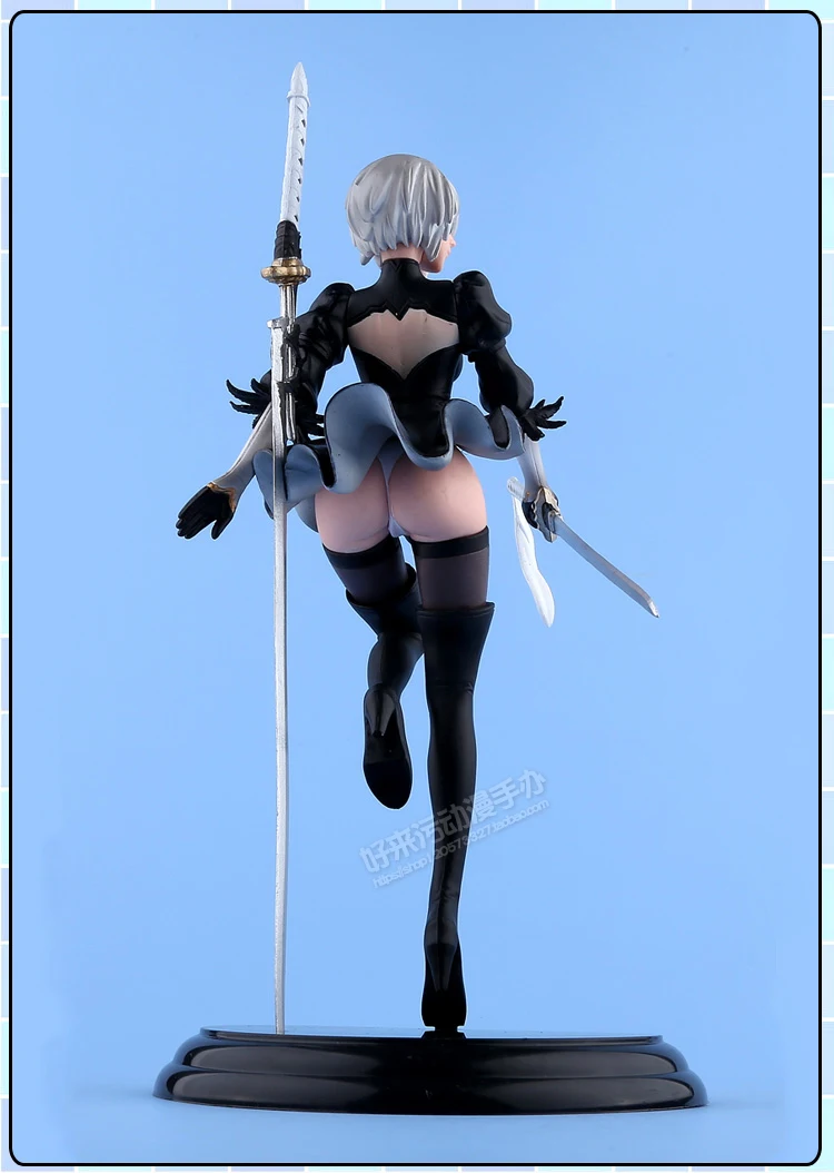 Горячая игра Sci Fi Nier Automata 2B Figura Yorha No.2 Тип B Battle Sexy 25 см фигурка игрушки|Игровые