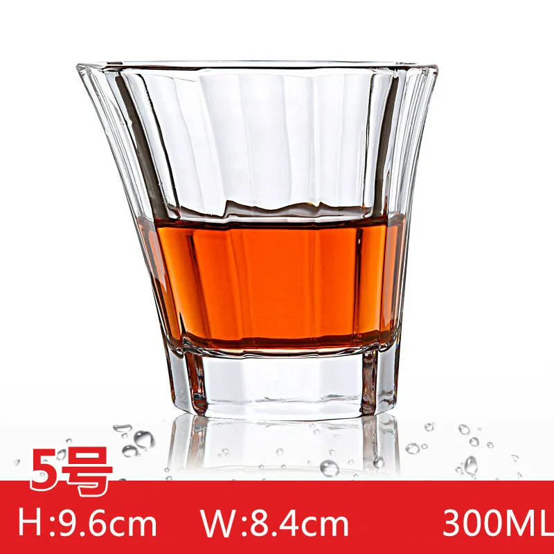 5 (300ml) Новинка, классические креативные хрустальные бокалы для вина, виски, костюм, индивидуальные европейские духи, пивной бар, стеклянная чашка, вечерние, для питья, для здоровья - Цвет: 5 (300ml)