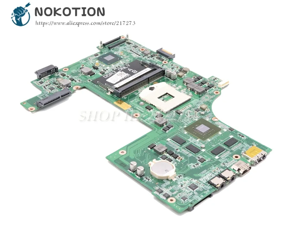 NOKOTION материнская плата для ноутбука Dell Inspiron 17R N7110 Материнская плата ноутбука DAV03AMB8E0 CN-037F3F 037F3F 37F3F HM67 DDR3 GT525M 1 Гб