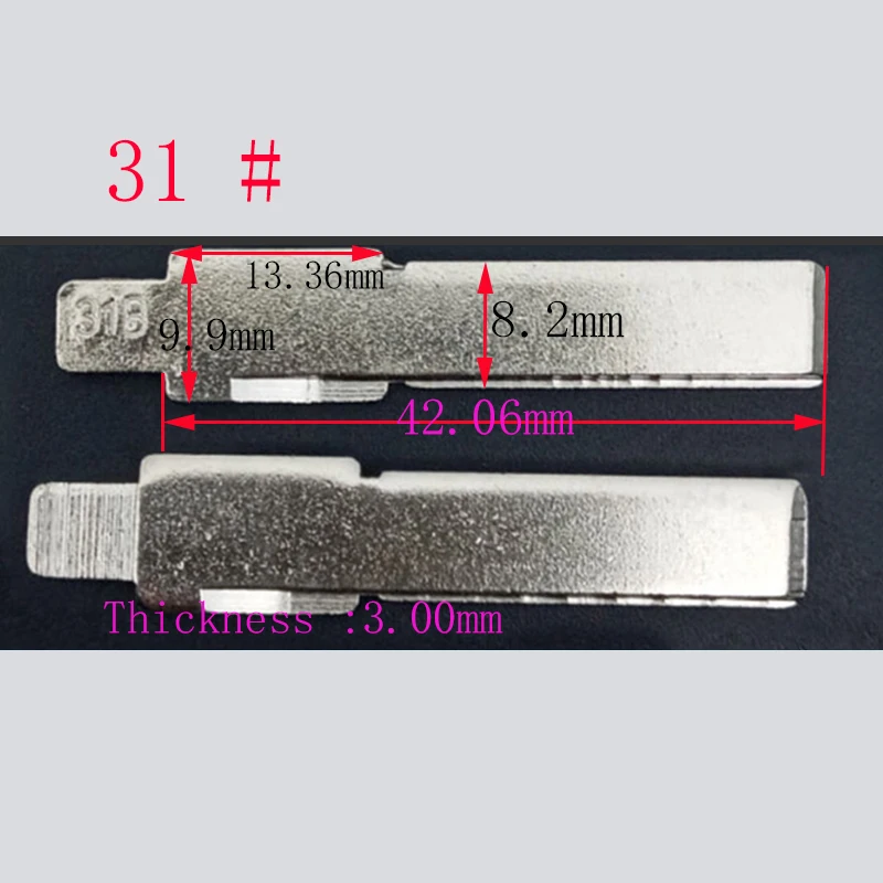 Flip Remote Car Key Blanks For AUDI Fit PASSAT BORA SEAT SKODA #31 HU66 Blade | Автомобили и мотоциклы
