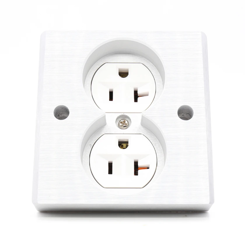 2 шт. белый Высокое качество мощность США AC Розетка красная медь розетка |