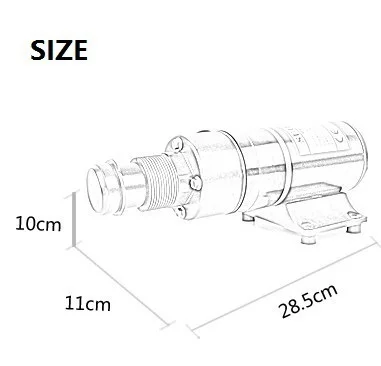 MP-4500-24 24v dc измельчитель Канализационных сточных вод насос для лодки, караван, бачок