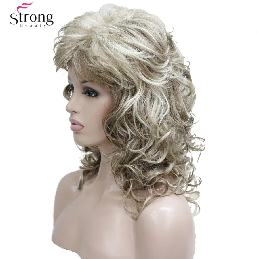 StrongBeauty 1" длинный волнистый светильник коричневый высокий светильник ed полный синтетический парик выбор цвета