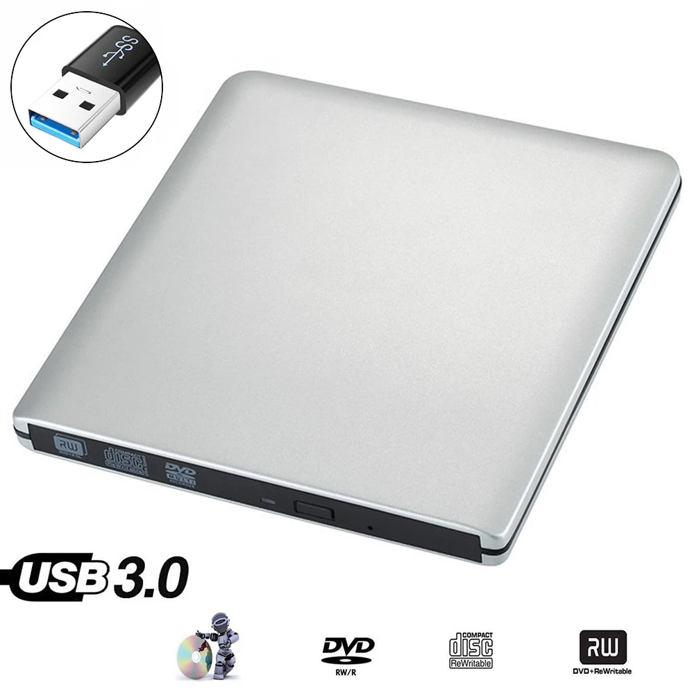 Внешний USB 3,0 Высокое скорость DL DVD RW горелки CD писатель тонкий портативный оптический привод для hp нетбуки Сяо mi(mi) HUIWEI HASEE