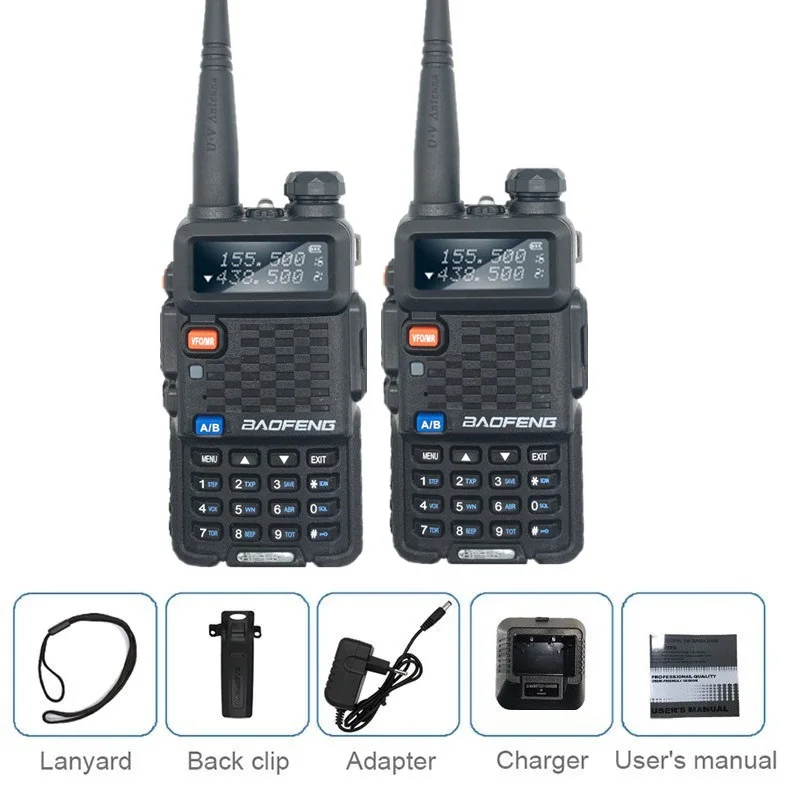 2 radio only 2 шт. BAOFENG BF-F8 рация UHF VHF Двухдиапазонный портативный любительский радиопередатчик 1800 мАч полицейский сканер мобильный трансивер похожие GT-3 - Цвет: 2 radio only