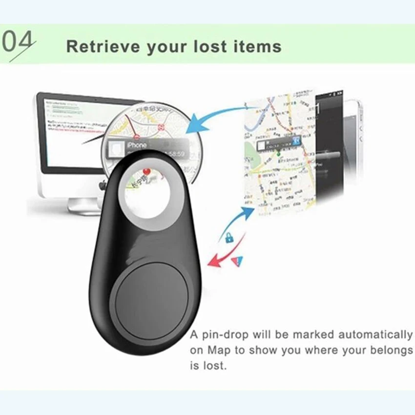 Смарт устройство для поиска ключей беспроводной Bluetooth трекер сигнализация