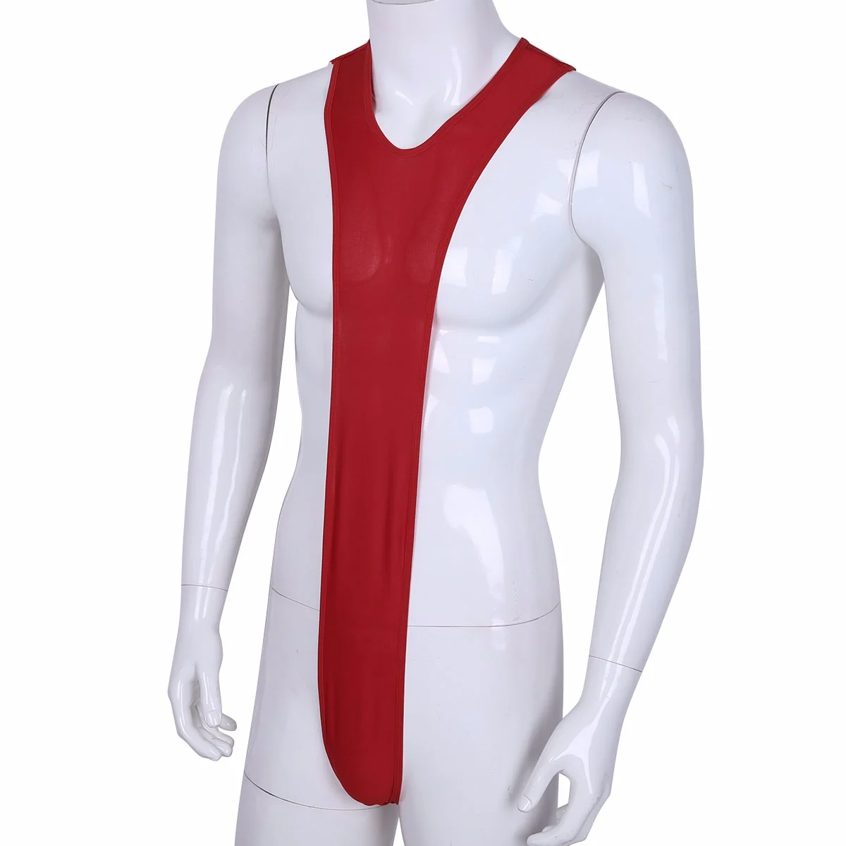 Borat Mankini купальник для мужчин Мужской купальный костюм эластичное трико трусики-Танга нижнее белье боди сексуальный мужской купальник