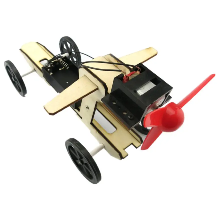 Мини игрушка с питанием от ветра набор для автомобиля DIY Детский развивающий