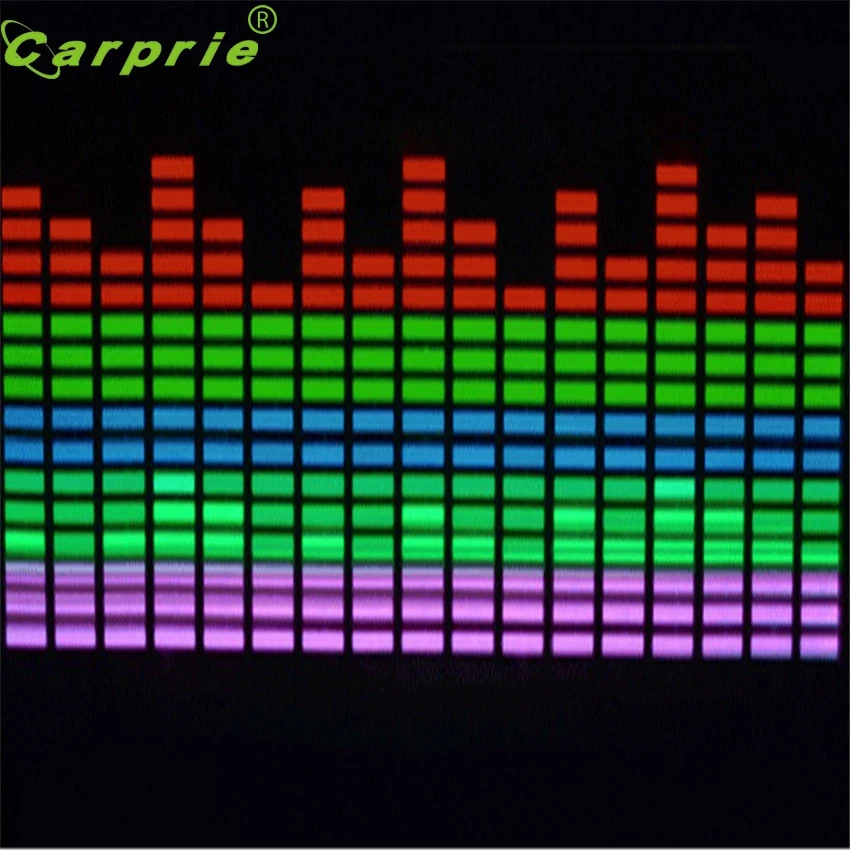 CARPRIE Super drop ship 45x11CM Car Music Rhythm LED Flash Light Lamp Sound Activated Equalizer mar28 p30 | Автомобили и