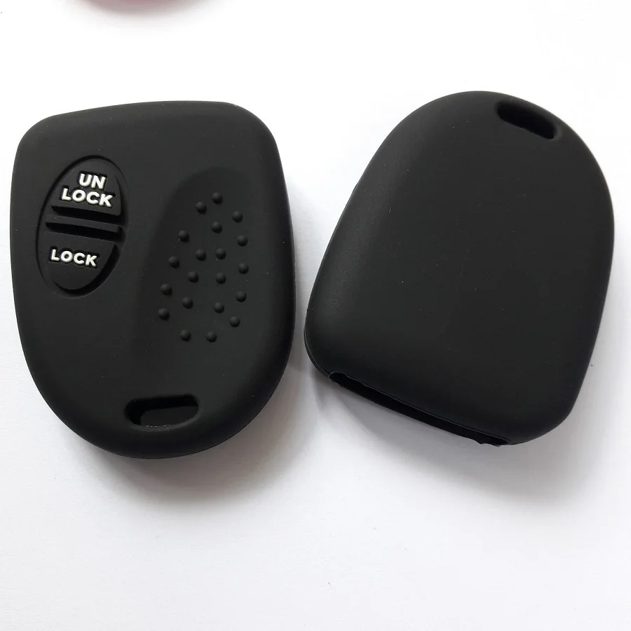 2 кнопки силиконовый пульт дистанционного управления брелок для ключей в виде