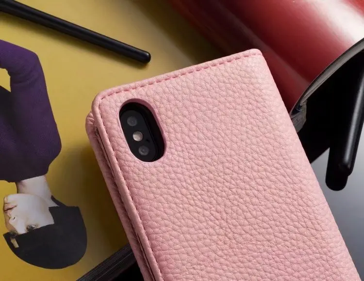 Чехол для Телефона Iphone 6 6s 7 8 Plus iphone X XS MAX XR роскошный брендовый бумажник кожаный