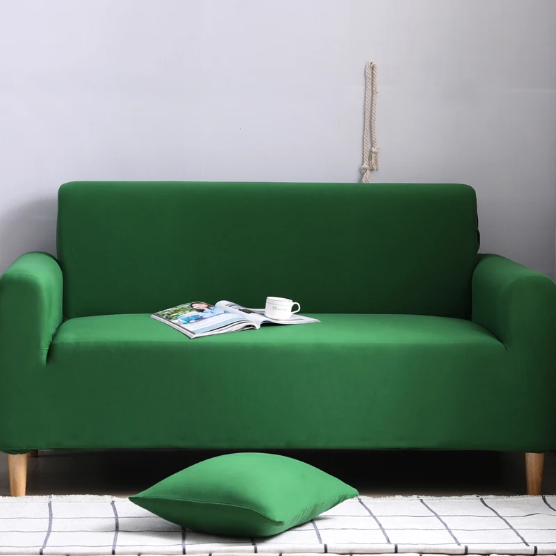 Сплошной цвет все включено плотно обертывающийся диван устойчивый к скольжению