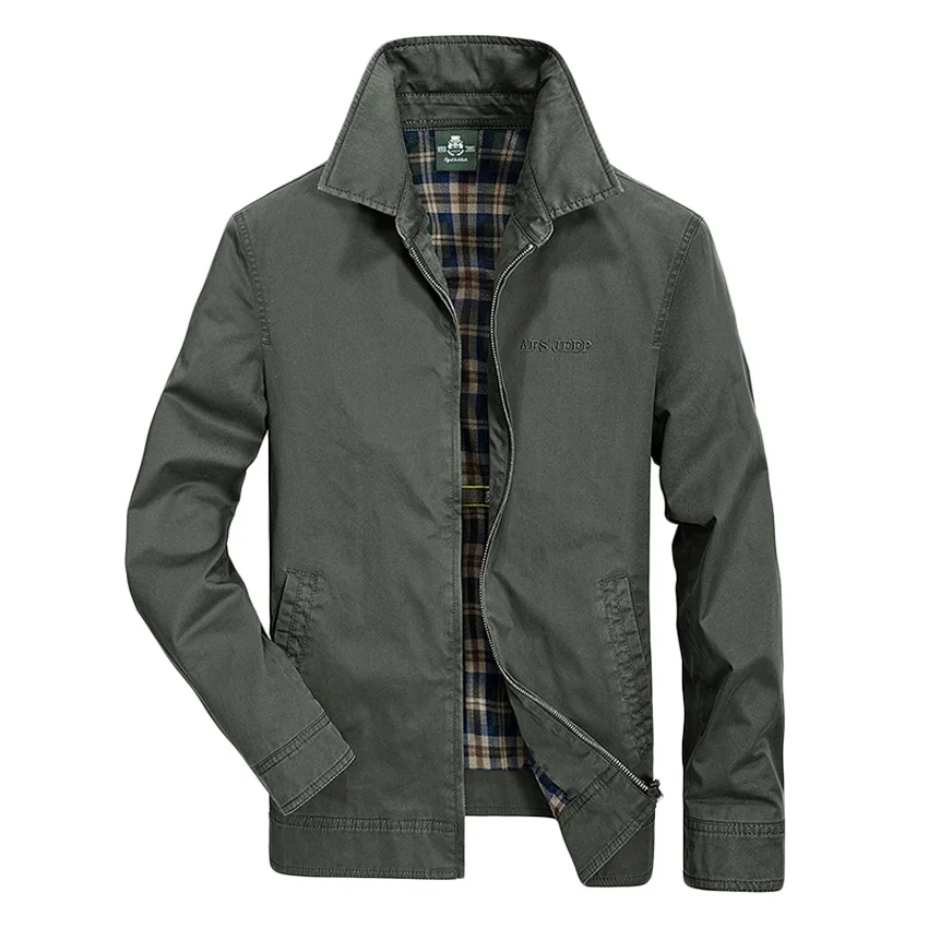 AFS JEEP мужские повседневные куртки из хлопка Промытые пальто армейская Военная