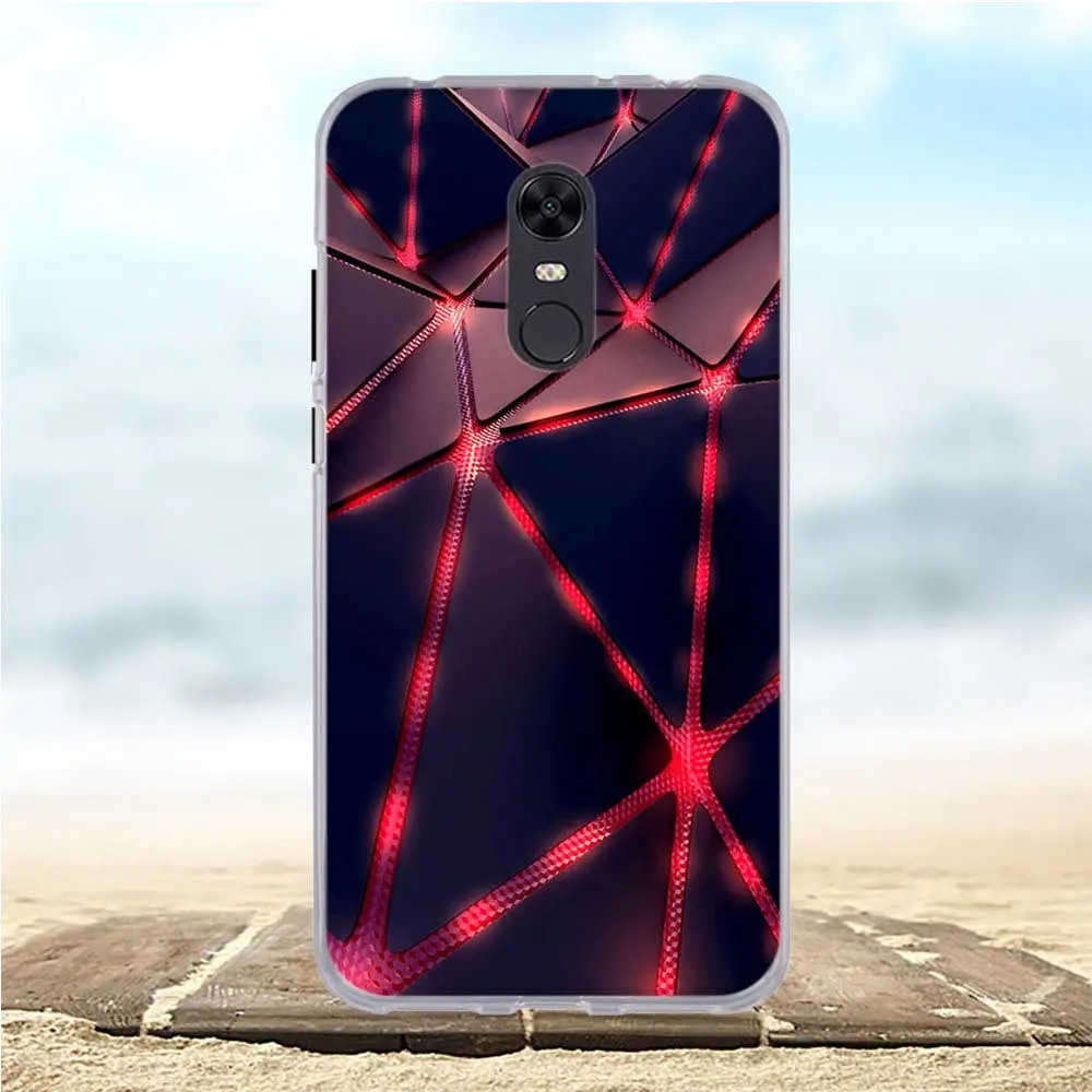 Чехол для Xiaomi Redmi 5 Plus Мягкий Силиконовый ТПУ 3D чехол сумки + чехлы|redmi 5|cover forcover covers
