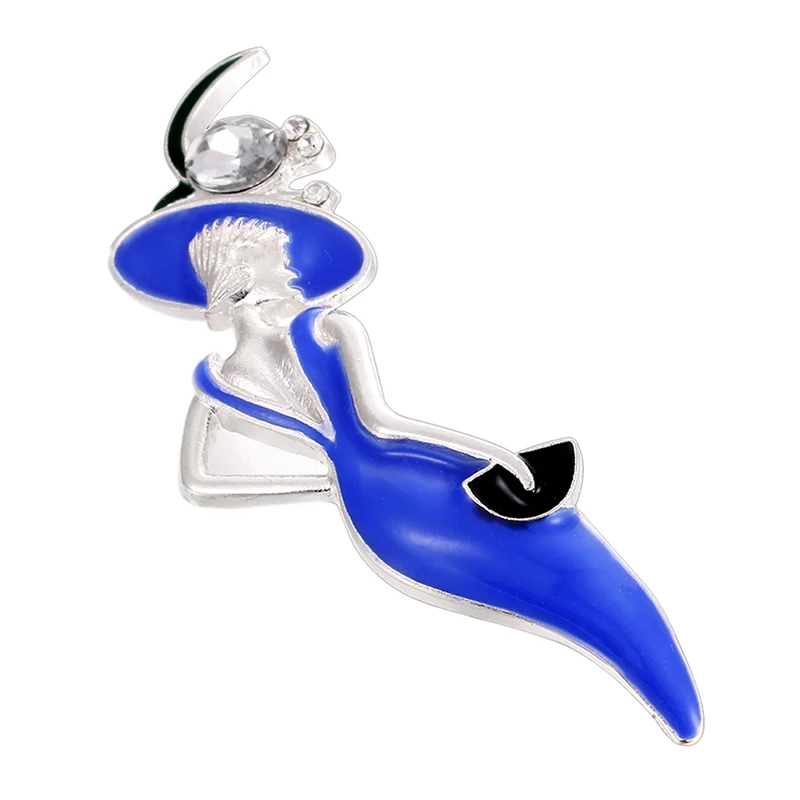 Модная сексуальная Женская Брошь винно красного цвета эмалированные булавки