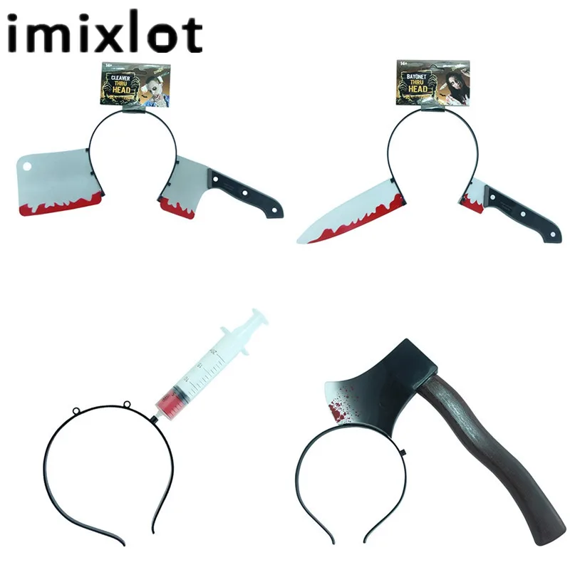 Imixlot забавные страшные игрушки для Хэллоуина Косплей Реквизит топор пила Нож