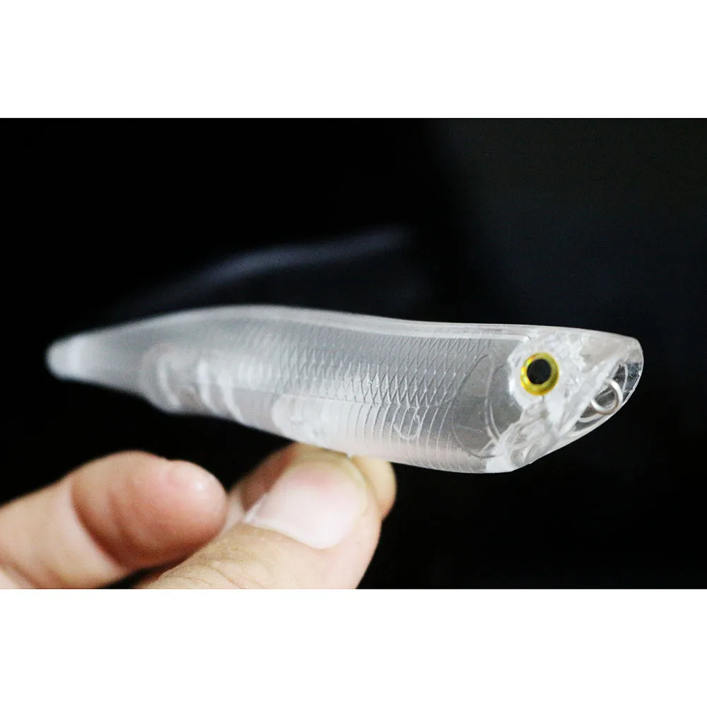 GYFISHING 20 шт Неокрашенный топовый Поппер Crankbait жесткая приманка свежая вода ходьба