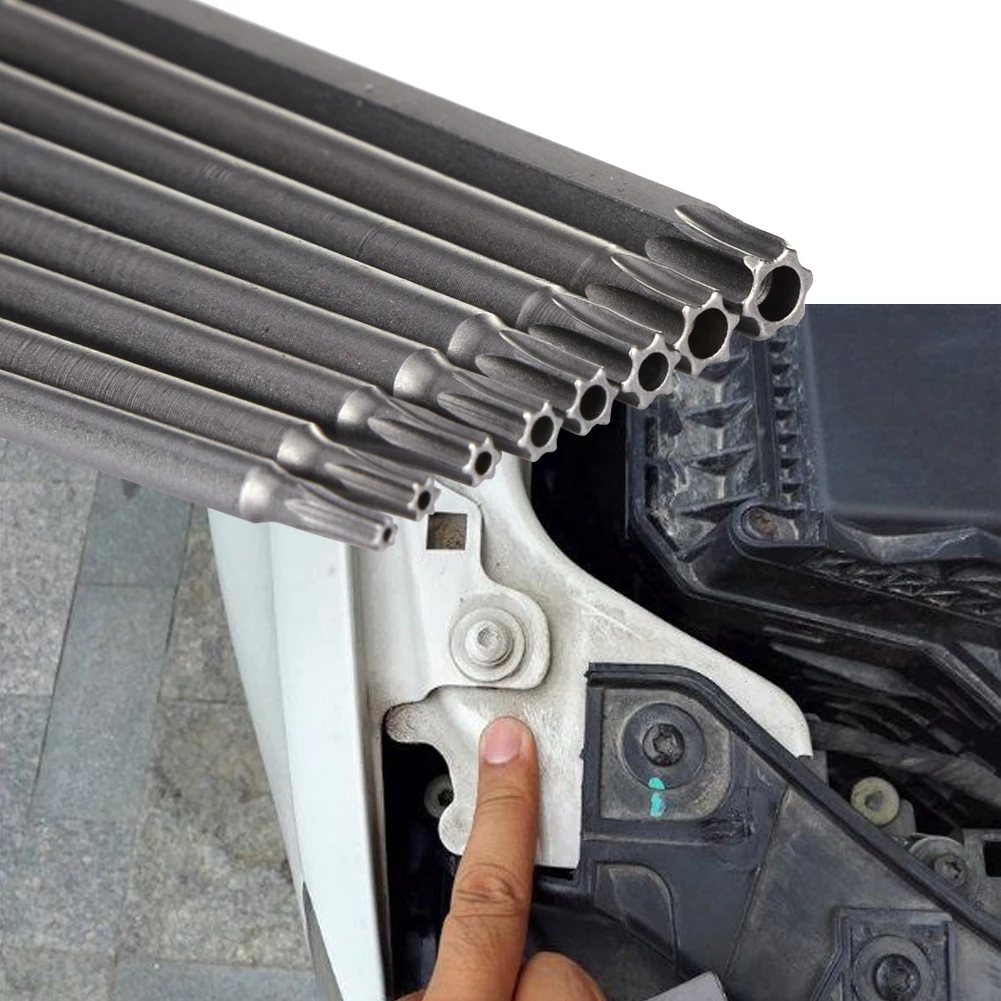 8 шт./компл. 100 мм Магнитная отвертка Torx электрическая стальная ручные инструменты