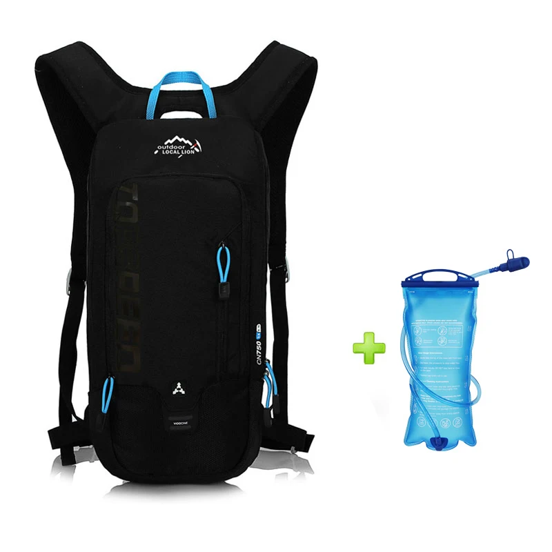 Black 2L water bag Спортивный велосипедный рюкзак из кусков для велосипеда 2L, сумка для воды для мужчин, для верховой езды, альпинизма, туризма, кемпинга, гидратации, Bolsa Bicicleta XA146D - Цвет: Black 2L water bag