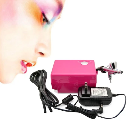 Аэрограф и Бесплатная доставка компрессор комплект Портативный спрей макияж