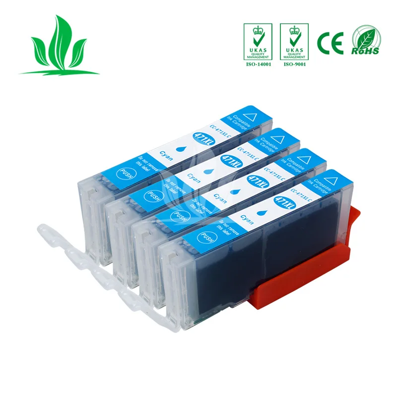 4 шт. 470XL совместимый картридж с чернилами для Canon PIXMA TS5040 MG5740 MG6840 TS6040 принтер |