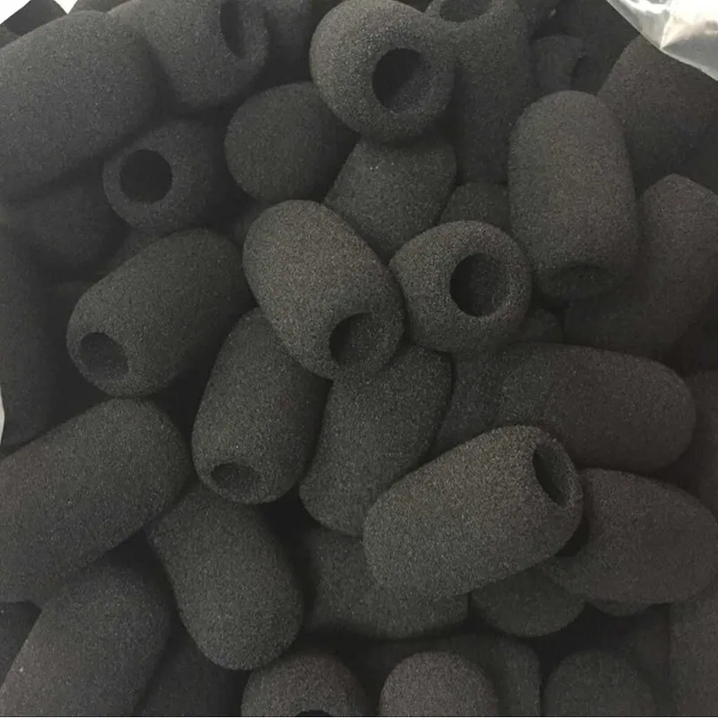 Linhuipad 4 шт. пенный (мягкий) микрофон ветровое стекло авиационная гарнитура муфта