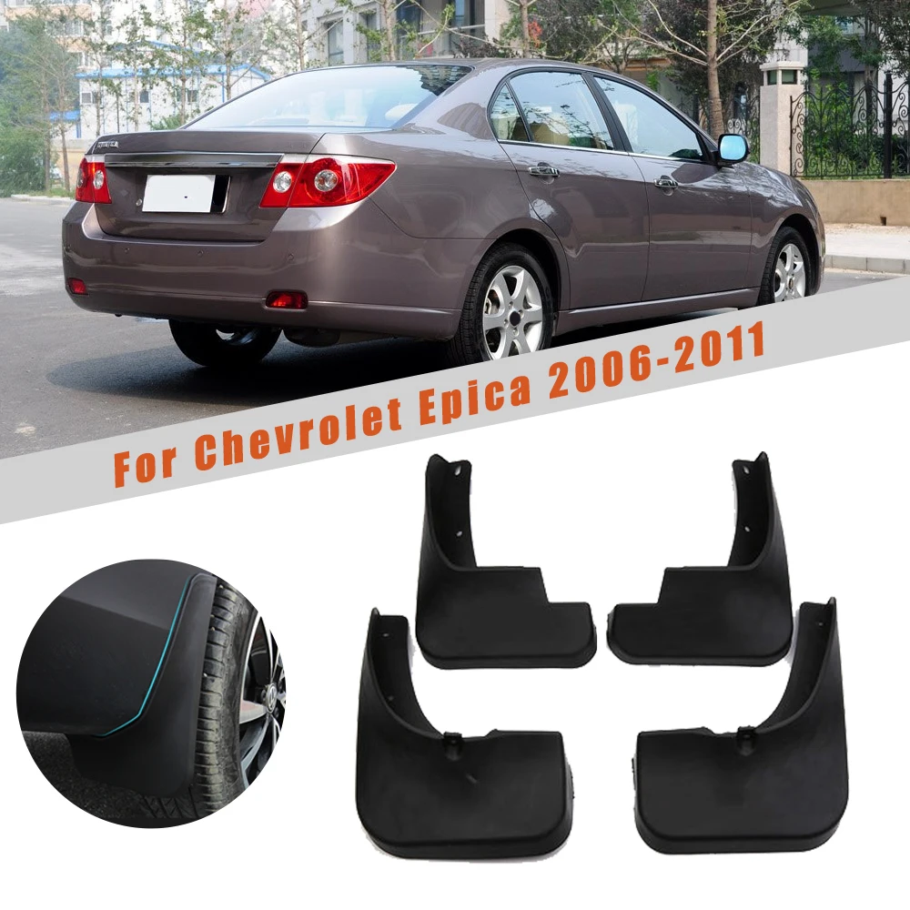Автомобильные Брызговики для Chevrolet Holden/Epica 2006-2011 для Брызговики безопасности светоотражаПредупреждение предупреждающие Брызговики 4 шт