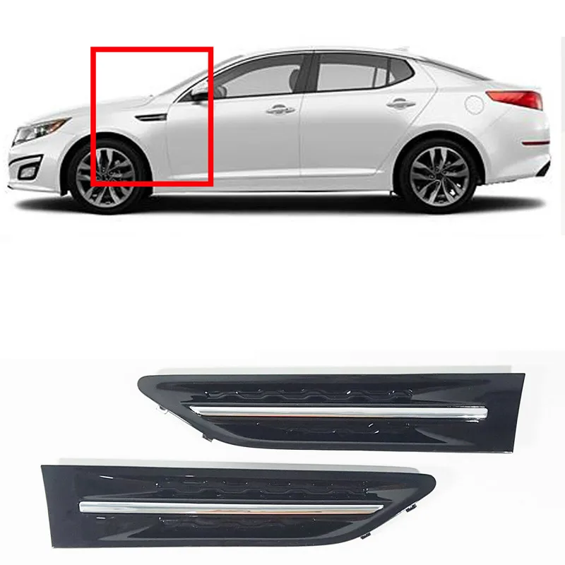 Накладка на заднее и левое крыло для kia Optima K5 2011 2015 877712T000 877722T00|Защита от насекомых|