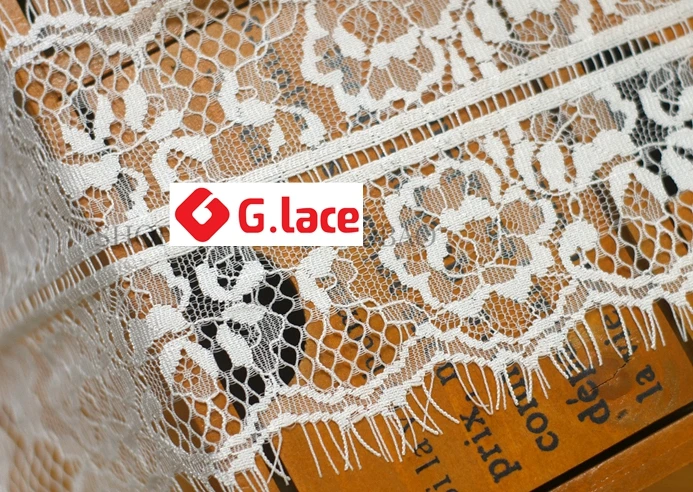 GLace 3 м/лот 10 см в ширину Высокое качество двойные ресницы кружева ручной работы diy