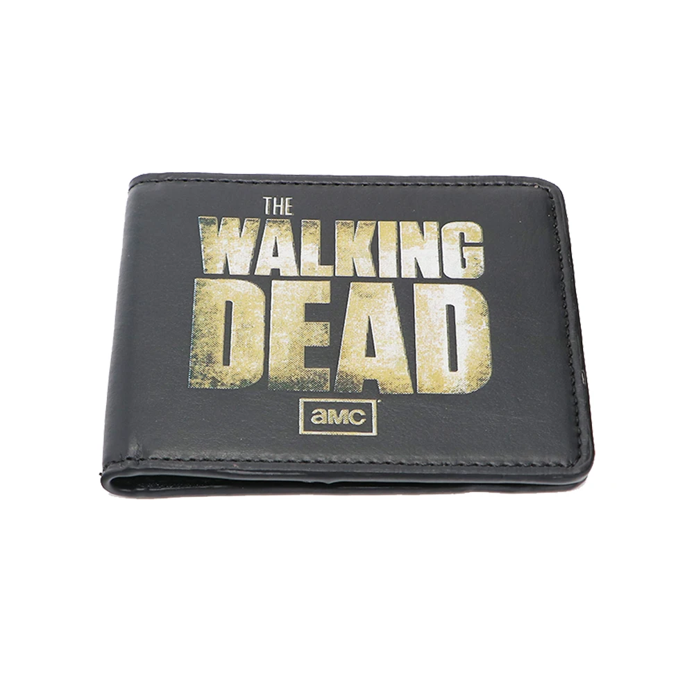 Мужской кожаный бумажник Walk Just's walk dead короткий поперечный кошелек из