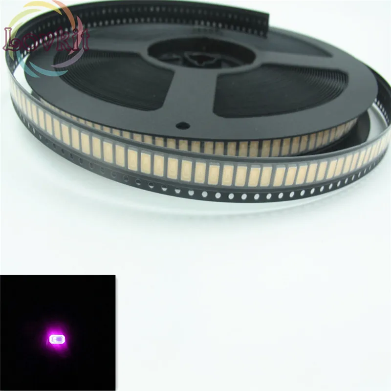 100 шт. 5630 5730 SMD/SMT чип Розовый Светодиодный 400-410NM светильник светодиод подходит для автомобилей и игрушек DIY