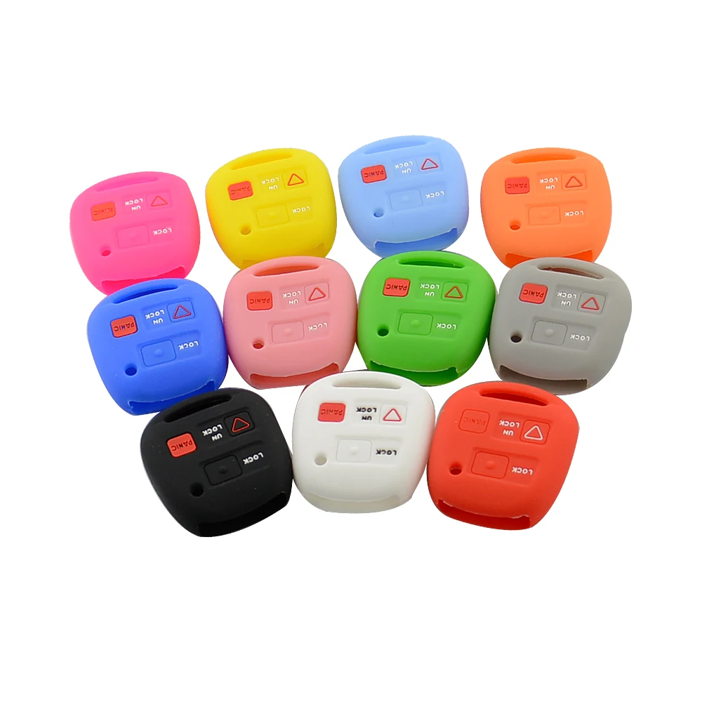 OkeyTech силиконовый резиновый чехол для автомобильного ключа Toyota Land Cruiser Camry Corolla FJ