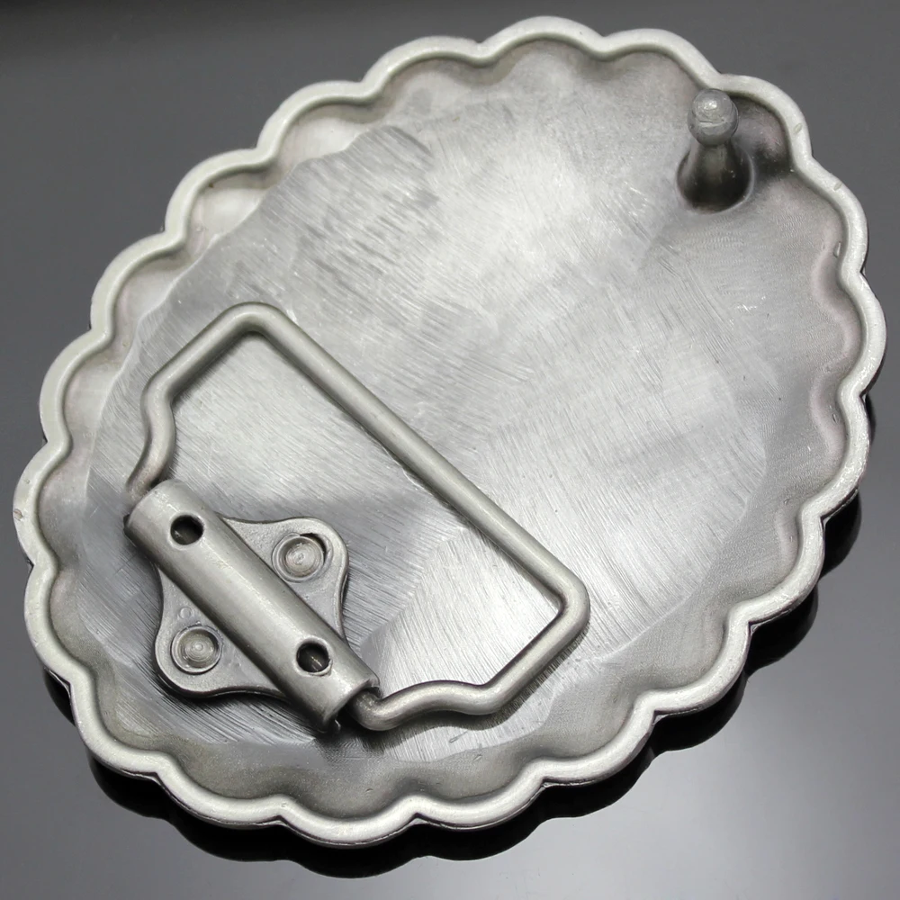 Винтажный посеребренный кулон крест купольный ковбойский ремень пряжка подарок