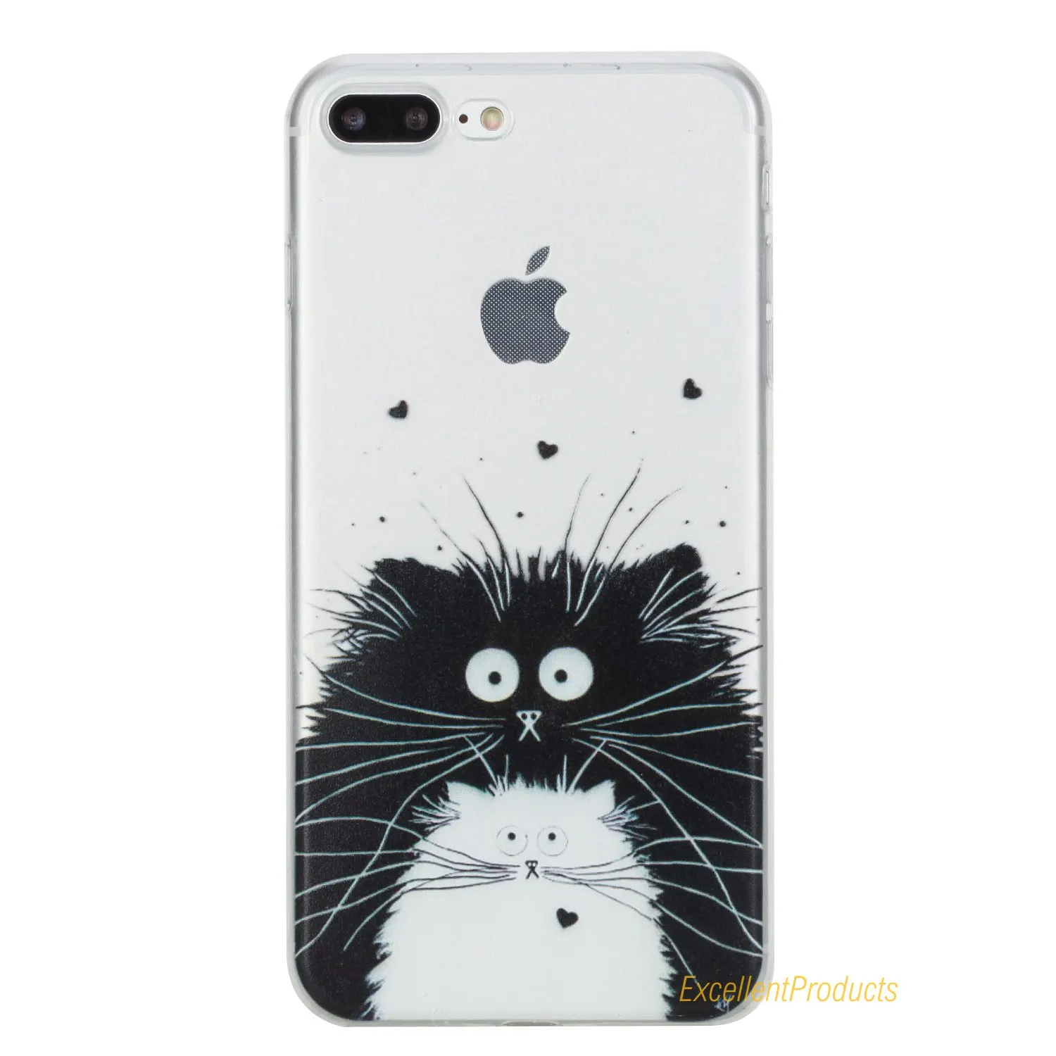 Фрукты девушка леди прекрасный кот для Apple iPhone 7 Plus чехол силиконовый