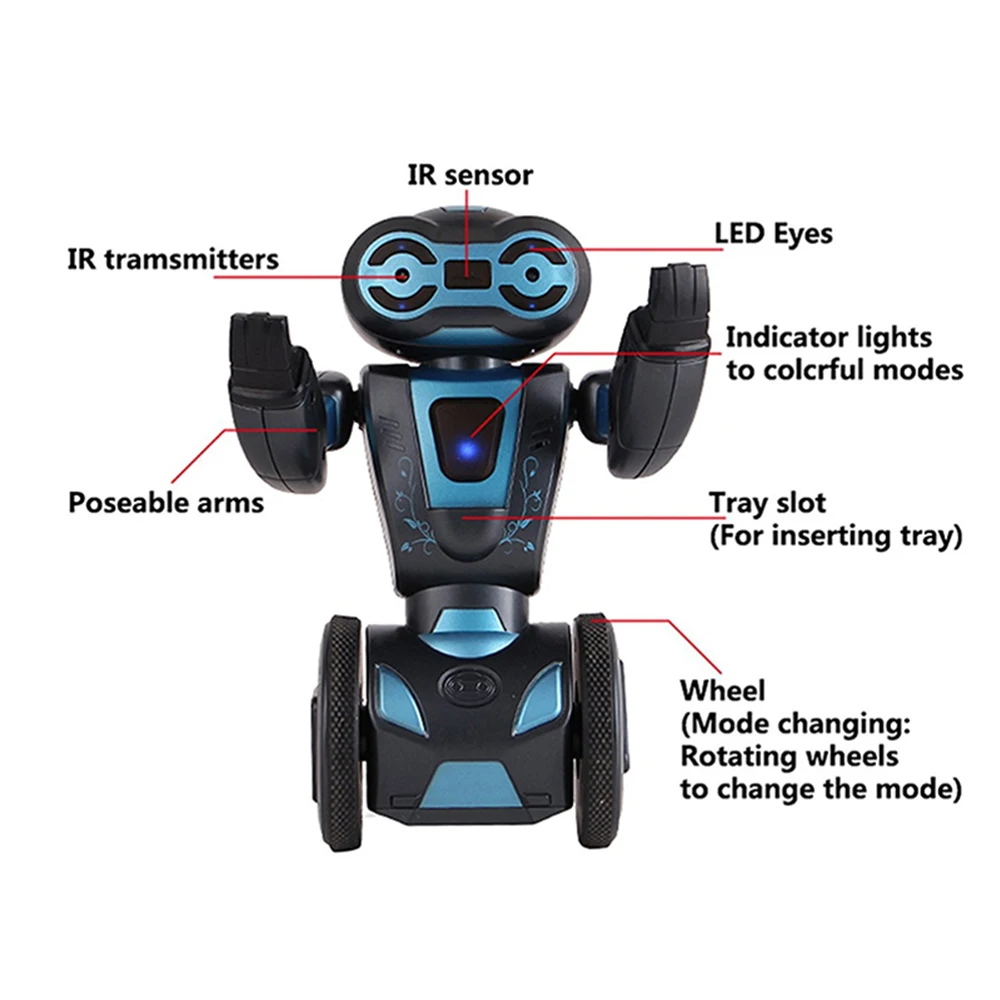 Умный радиоуправляемый робот с дистанционным управлением 5 режимов работы