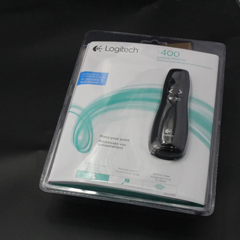 QIYING 2 4G USB лазерная указка logitech R400 для презентаций ручка RF с сумкой Беспроводной ppt