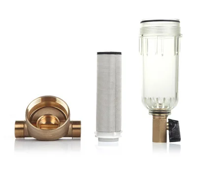 

Siphon backwash Prefilter water filter First step of water purifier system brass stainless steel mesh prefiltro free shipping