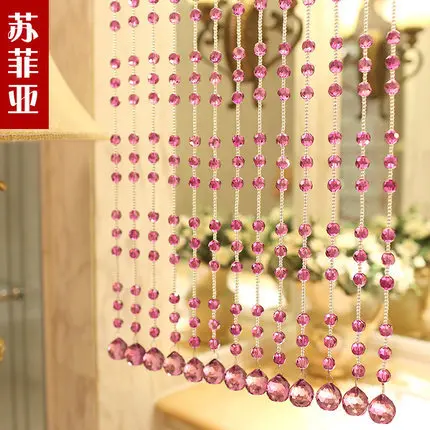 Новинка 2016 20 м/лот занавеска из хрустальных бусин для двери разделение крыльца