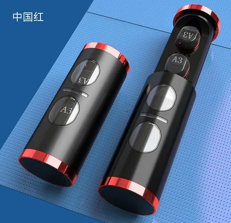 Оригинальное качество звука Bluetooth 5,0 гарнитура игра распознавание звука спортивные водонепроницаемые Conpatible с IOS/Android все телефоны - Цвет: Красный