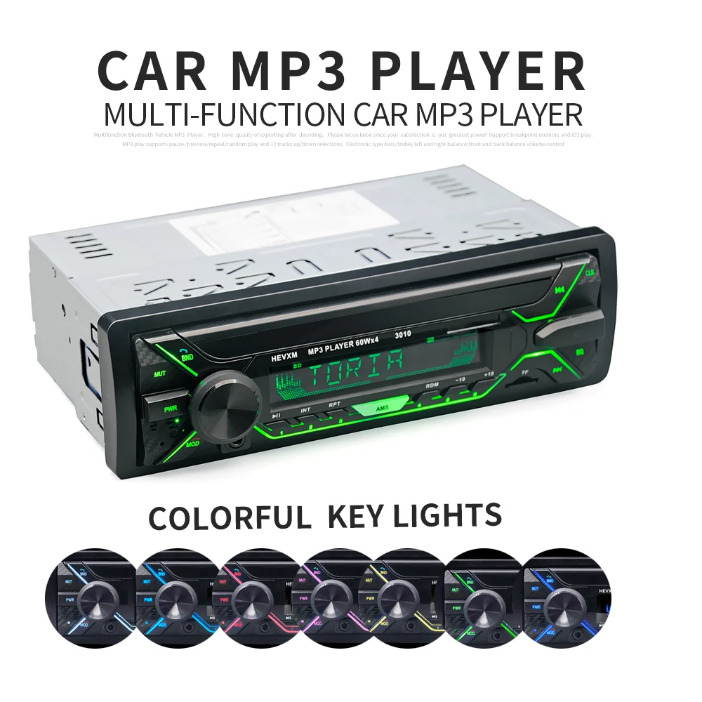 Автомагнитола 12 В Bluetooth FM радио MP3 аудио плеер зарядное устройство автомобильная