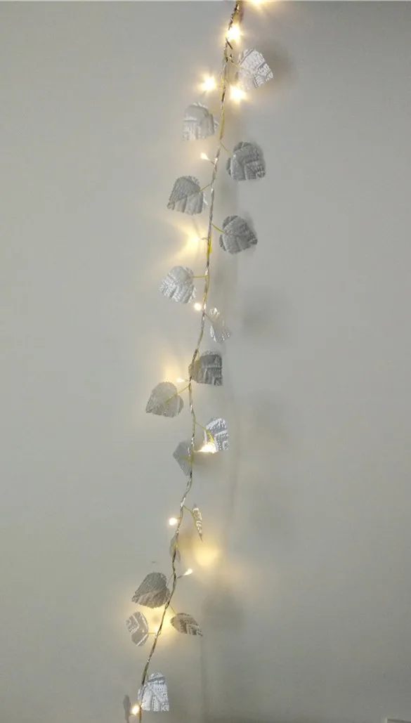 2 м Длина виноградные листья подсолнечника светодиодный гирлянда USB DC5V крытый