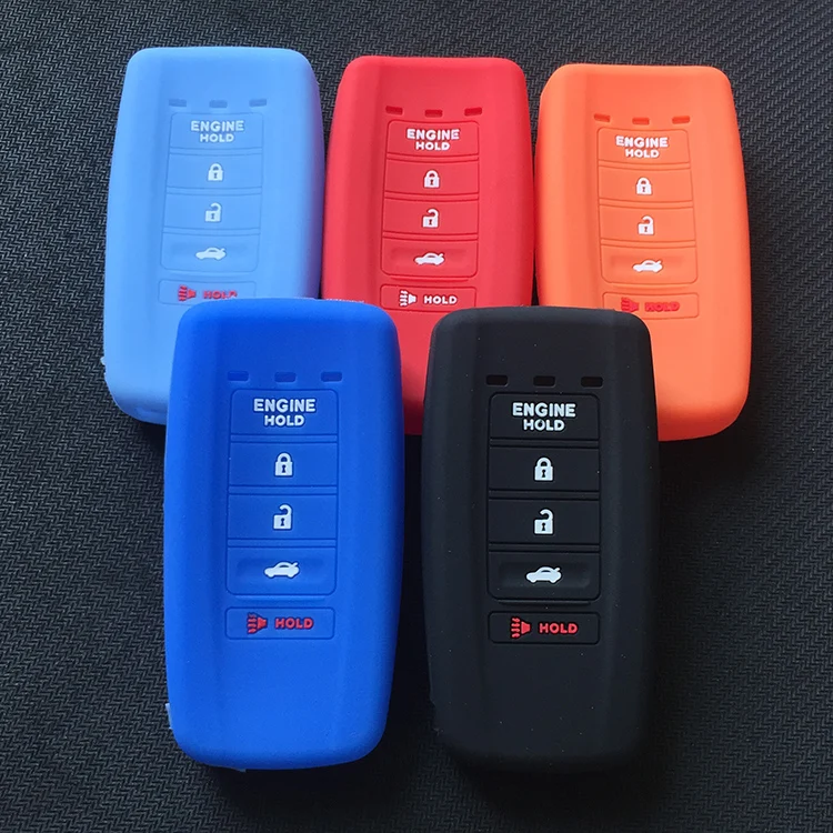 

5 кнопок, резиновая умная фотовспышка для ACURA MDX RLX RDX ILX, запуск двигателя, 5 фотовспышек без ключа