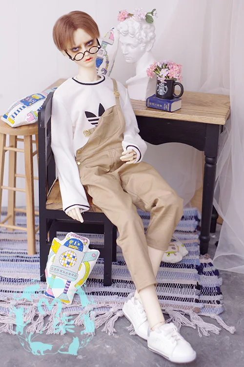 Повседневный Комбинезон для Bjd 1/4 MSD 1/3, SD13, SD17 Одежда для кукол CMB102
