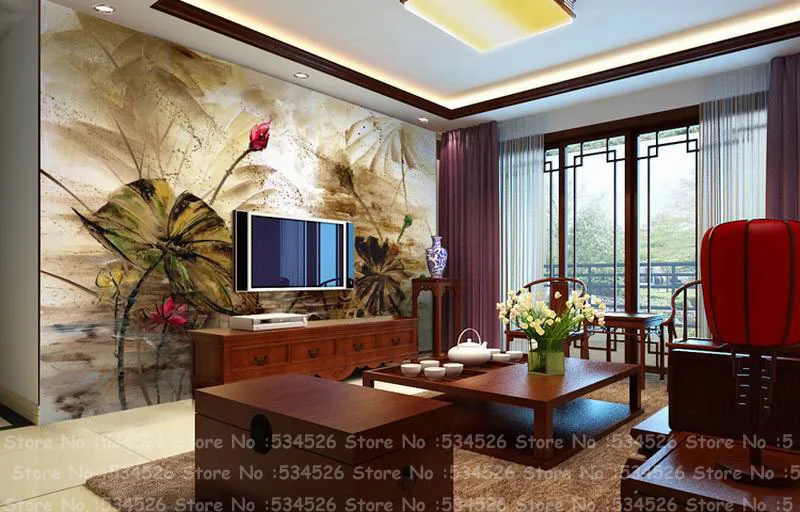 Масляные текстурированные обои fresco papel де parede tapete infantil moveis para o sala настенный фон