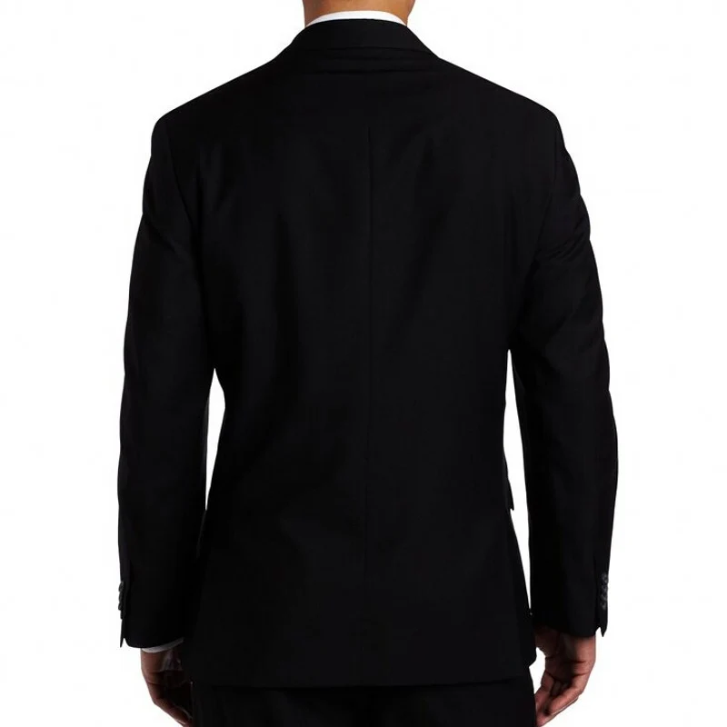 Простой черный деловой костюм TPSAADE деловые мужские костюмы из двух предметов с