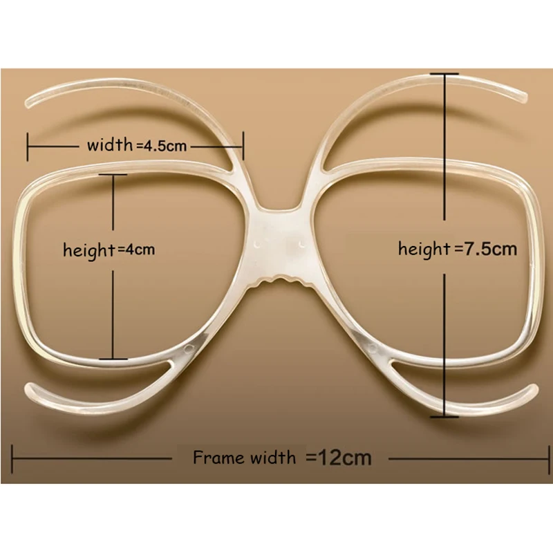 Stgrt Anti-fog Prescription Ski Goggles Rack Can Put Diopter Lens At Universal Size Skiing Mirror Myopic Inner Frame |