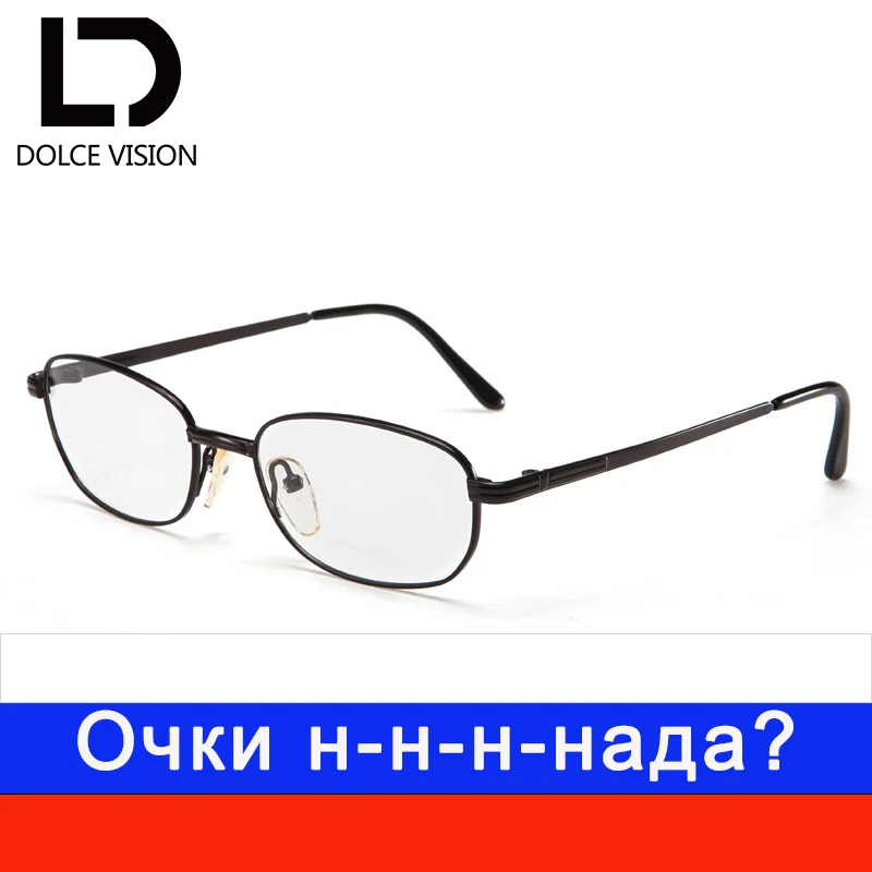 DOLCE видения Овальной Металлической близорукость очки Для мужчин Классический