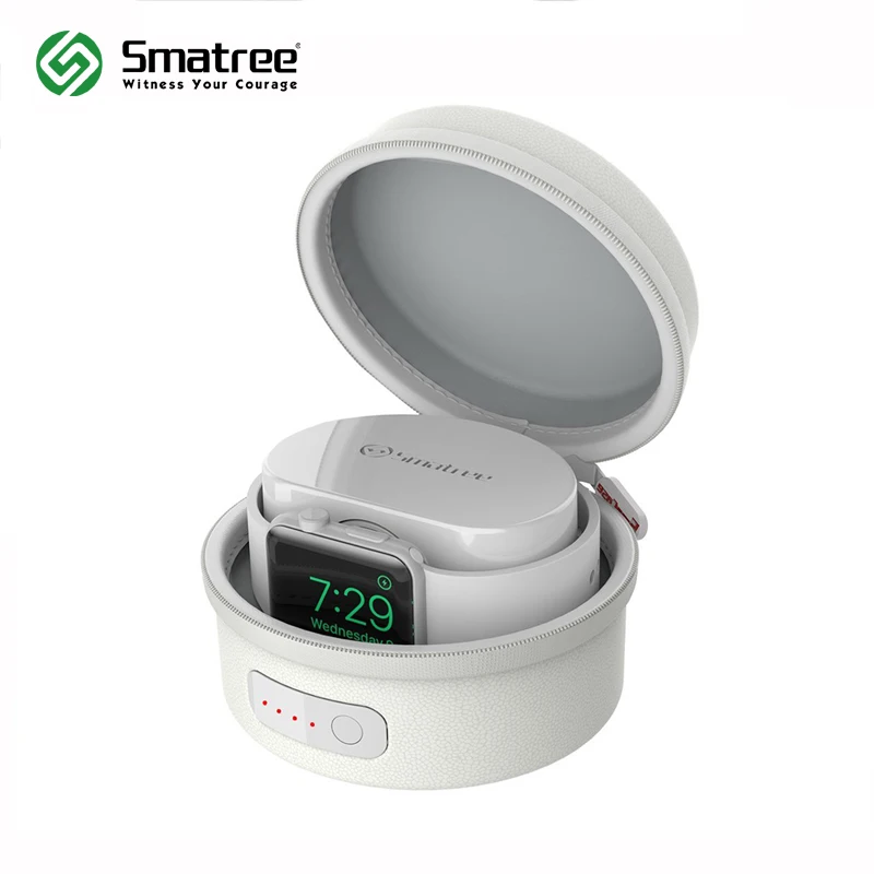 Smatree сумка с зарядкой для наручных часов Apple Watch Series 4/3/2/1 хранения